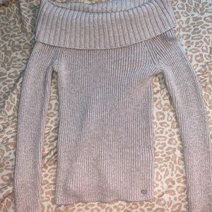 Off the shoulder sweater